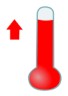 hotter temperature graphic