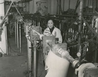 Chien-Shiung Wu in the lab